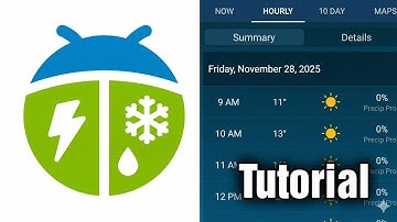 WeatherBug (VOLLEDIGE tutorial)