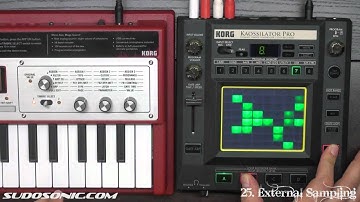 Korg Kaossilator Pro - 25 Recording External Sounds