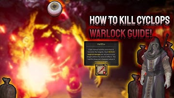 HOW TO KILL CYCLOPS AS A WARLOCK! (SUPER EASY) | Dark and Darker