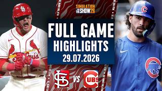 🔴LIVE🔴 St.Louis Cardinals Vs Chicago Cubs Full Game Highlights July 29, 2026 Envivo MLB THE SHOW 26