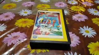 Merlín El Encantador The Sword In The Stone Vhs Grabado No Original Del Año 1980 Unboxing