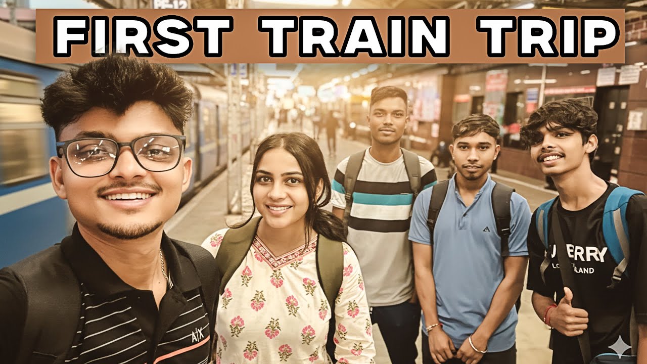 Zamkudi ni Train ma Pahli Yatra || Traveling Vlog