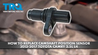 How To Replace Crankshaft Position Sensor 2012 2017 Toyota Camry 2 5l