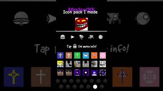 #geometrydash #texturepack New texture pack I made with 2 icons only I might have