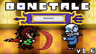 BONETALE (v1.6) | Demonic as Sans on Medium Mode