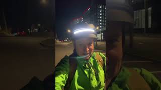 Is This the Safest E-Bike Helmet? Unit 1 Aura Night Ride #Shorts