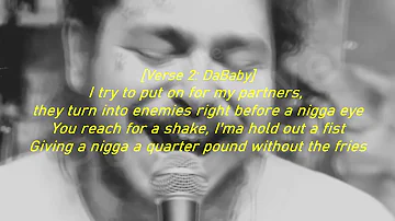 Post Malone - Enemies ft. DaBaby (Lyrics)