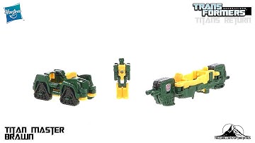 Transformers Titans Return Titan Master BRAWN Video Review