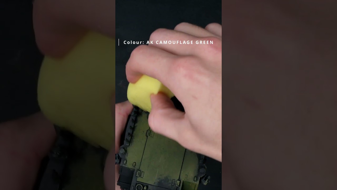 How I paint Vehicle with a Sponge. 