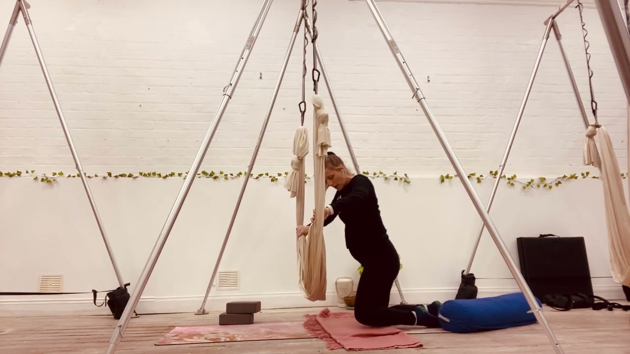 Aerial Yin Yoga in Low Silk ~ Inner Knowledge