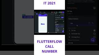 FLUTTERFLOW - HOW TO CREATE BUTTON FOR CALL NUMBER #flutter #flutterflow #videotutorial #shorts