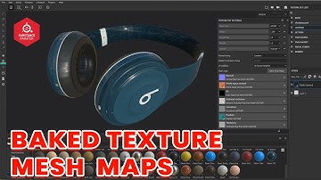 How to Baked Mesh Texture in Substance Painter || Deepak Graphics
