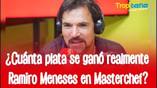 Ramiro Meneses confesó la cifra real que se ganó en MasterChef Celebrity; no fueron $200 millones