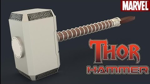 Thor hammer modelling on andriod Prisma 3d #prisma3d #blender3d