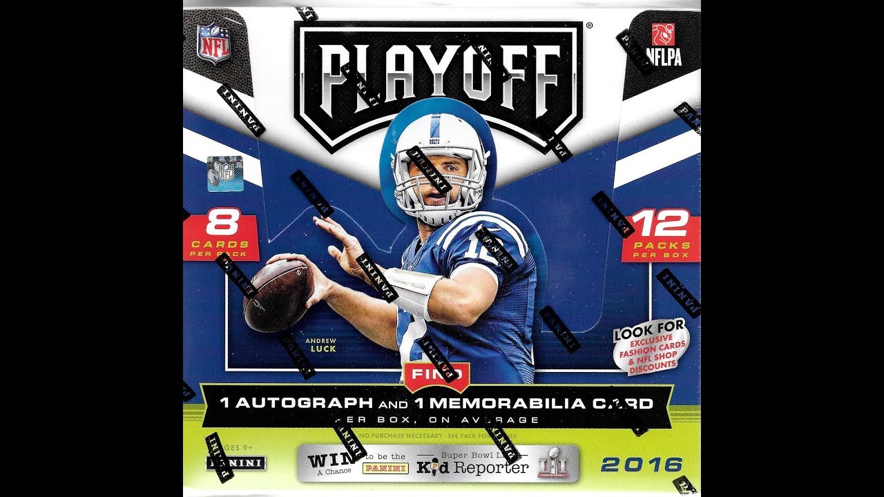 2016 Panini Playoff Football Hobby Box Break / 2 Hits