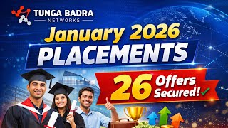 January 2026 Placements | 26 Offers | Tunga Badra Networks | CCNA CCNP JNCIA