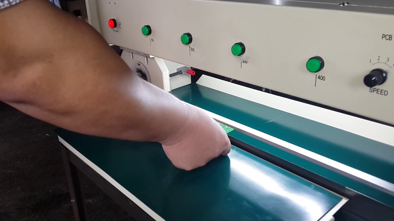 automatic v cut pcb depanelizer, PCB Separator machine YSV-1A - YouTube