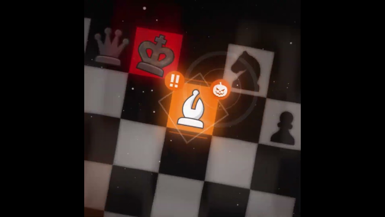 『 Halloween King&rsquo;s Gambit🎃: Dance of the Bishops on the Board ⌇ Chess Edit 』