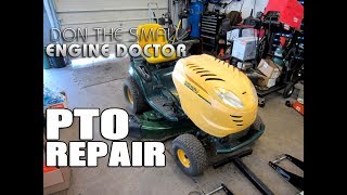 Lawn Tractor Mower Deck Won't Engage  FIX PTO Clutch Problem  MUST SEE VIDEO!