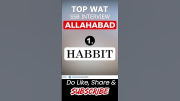 Top WAT in NDA SSB Interview at ALLAHABAD | NDA SSB Interview Questions | The Tutors Academy