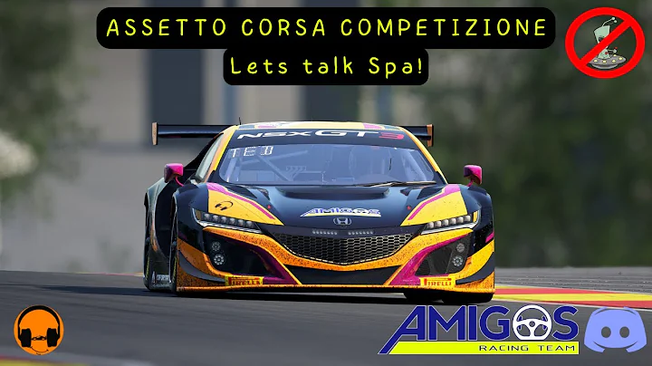 Assetto Corsa Competizione | Lets talk Spa | ACC track guide for the non aliens