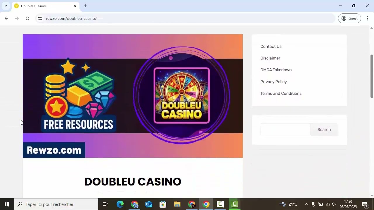 Earn Free Chips in DoubleU Casino!