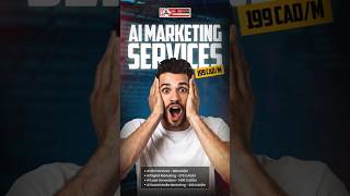 Stop Wasting Money 💸 AI Marketing in Canada That Starts at Just 199 CAD!