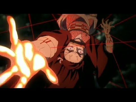 【鬼滅の刃】累VS炭治郎 ④ 血鬼術『爆血』