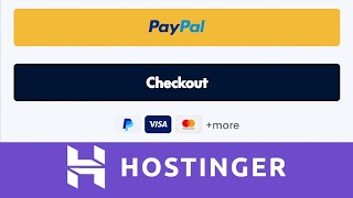 Embed PayPal Payment Button in Hostinger Website Builder