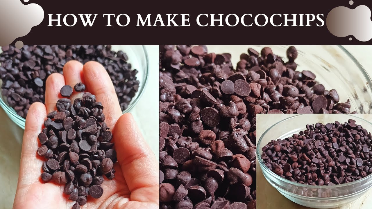 Homemade Chocochip, Only 1 ingredient | Market Style Chocochips | How To Make Chocochips At Home