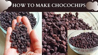 Homemade Chocochip, Only 1 Ingredient Market Style Chocochips How To Make Chocochips At Home