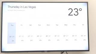 To use Chromecast with Google TV to show the weather information on TV screenshot 2