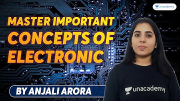 Master Important Concepts of Electronic   | CSIR Physics Exams| Anjali Arora | Unacademy