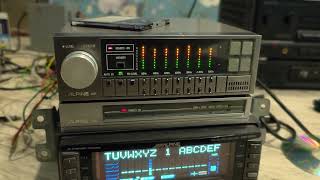 Alpine 3015 equalizer #alpine #old alpine equalizer #old car music #retro equalizer