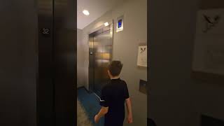 33 floor OTIS elevators at combined Aloft and Element by Mariott Austin Downtown, Texas
