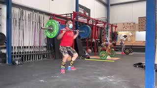 Start Position Pause Squat Clean + Pause Front Squat + Start Position Pause Squat Clean