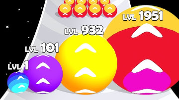 COLOR BALLS 3D: Level Up Balls Run - Number Games