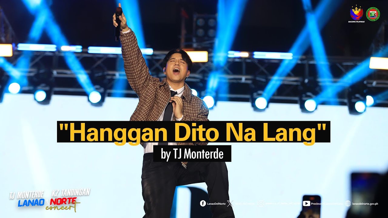 "Hanggan Dito Na Lang" TJ Monterde | Live at MCC Gymnasium, Lanao del Norte