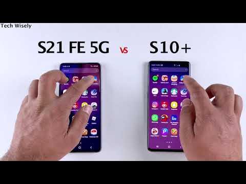 SAMSUNG S21 FE 5G vs S10+ | Speed Test - YouTube