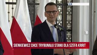 M. Morawiecki: sędzia Szmydt niewątpliwie ma wiedzę, przed którą trzeba teraz chronić państwo