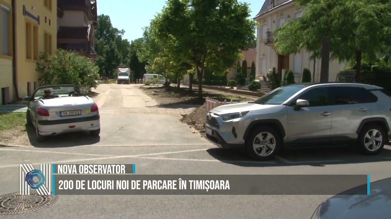 200 DE LOCURI NOI DE PARCARE ÎN TIMIȘOARA