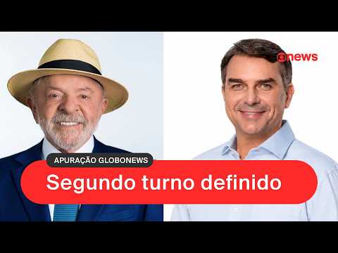 Flávio Bolsonaro and Lula will face off in the election runoff.