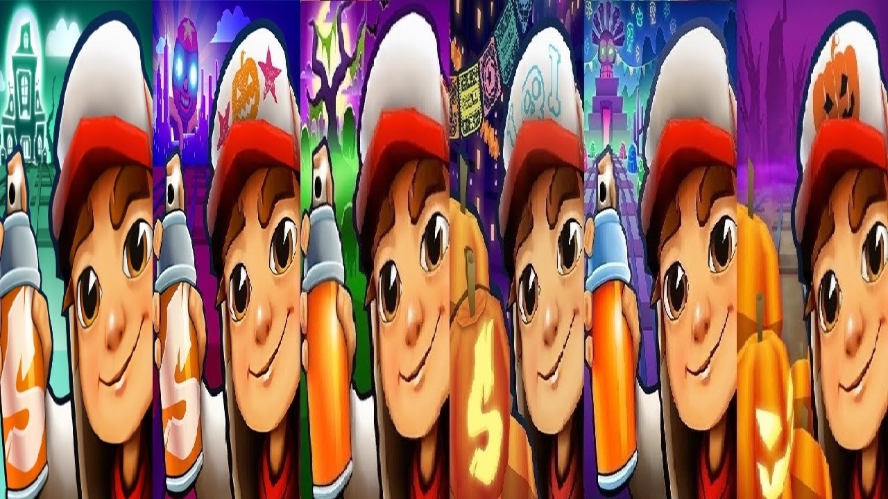 Subway Surfers New Orleans Halloween 2018 VS Cambridge 2019 2020 Mexico 2021 2022  Haunted Hood 2023
