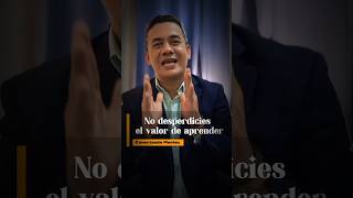 Nunca desperdicies el valor de aprender✍️