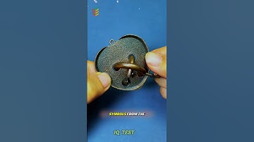 A Smart Person Can Solve this puzzle 🧩 IQ puzzle ring 💍#iqtes #puzzlegame #puzzle #game #puzzlechal