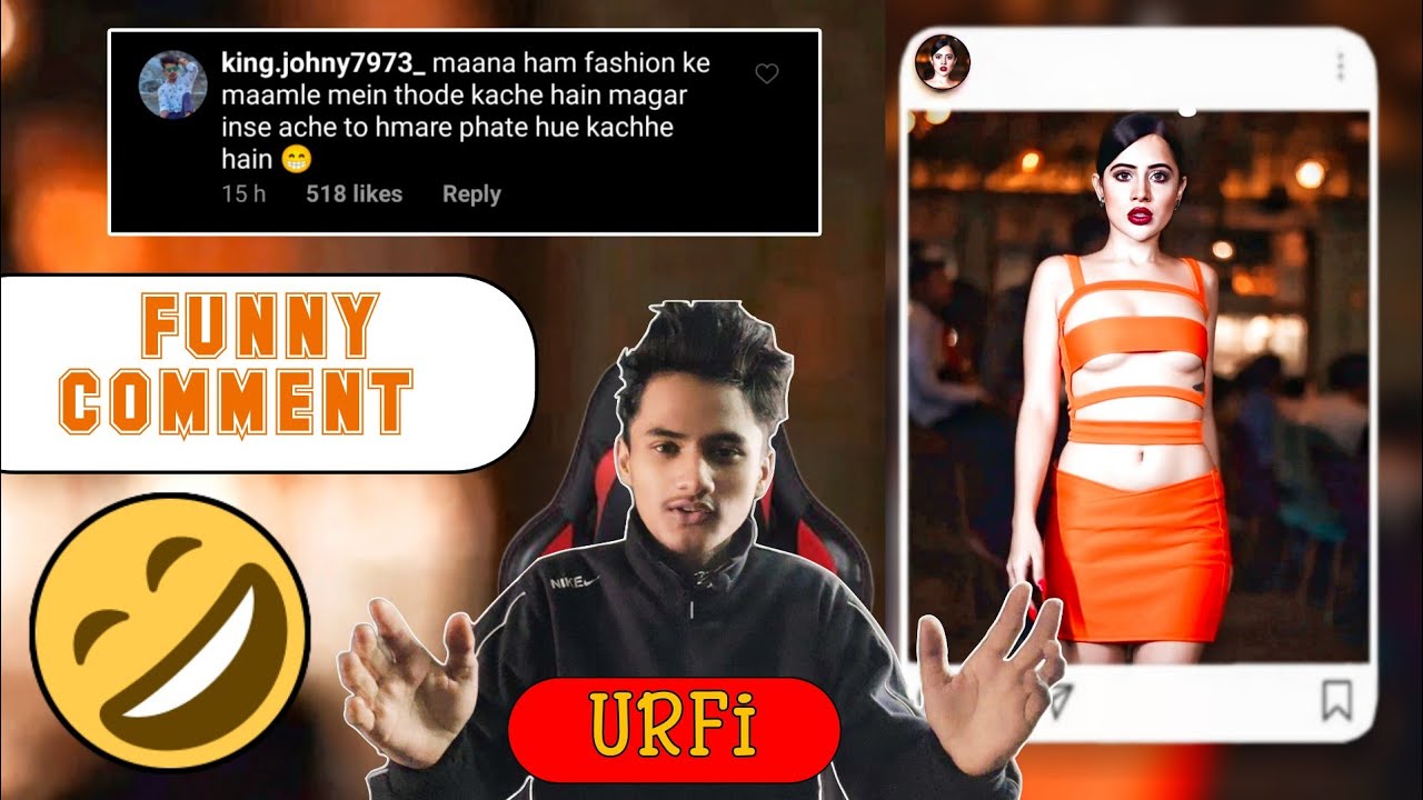 Urfi कि Post ke funny comments 🤣 Urfi Javed Roast New Video Post ka postmortm 2 reemas 