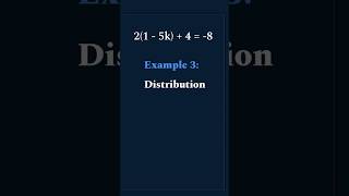 Solve Equations by Distribution #algebra, #maths