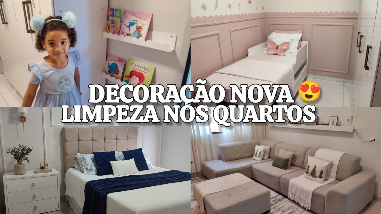 DECORAÇÃO NOVA 😍LIMPEZA e ORGANIZAÇÃO nos QUARTOS, CAMA POSTA, manutenção na casa, COMPRINHAS SHOPEE