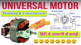 Universal Motor || Working and Construction || in Hindi #electrical