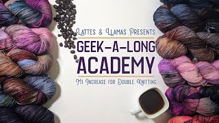 Make 1 Increase for Double Knitting